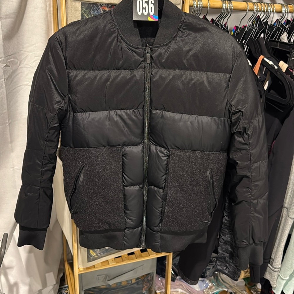 Lululemon Puffer Bomber Wool Jacket